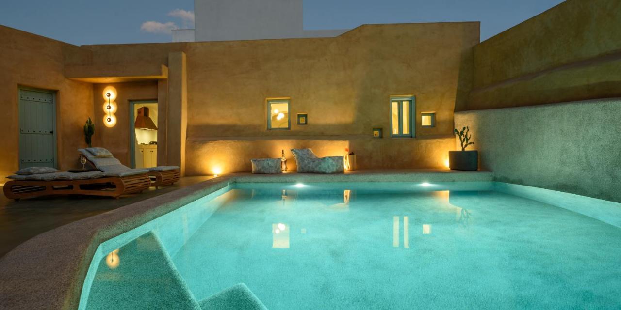 Villa Potamos Luxury House, Private Pool, Santorini Éxo Goniá Exterior foto